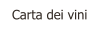 Carta dei vini