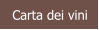 Carta dei vini